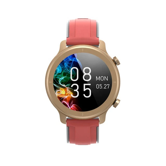 HAVIT M9014 Round Smart Watch - Gold & Pink Universal Gold & Pink