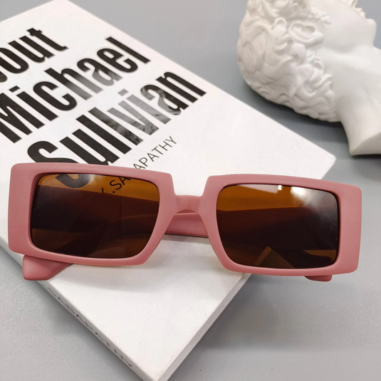 NOVENTOZAZ SQUAREZ FRAME Sunglasses - Cameo Red Wearable Cameo Red